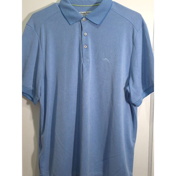 Tommy Bahama Men's Island Zone M Blue Polo Shirt - Picture 8 of 8
